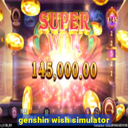 genshin wish simulator